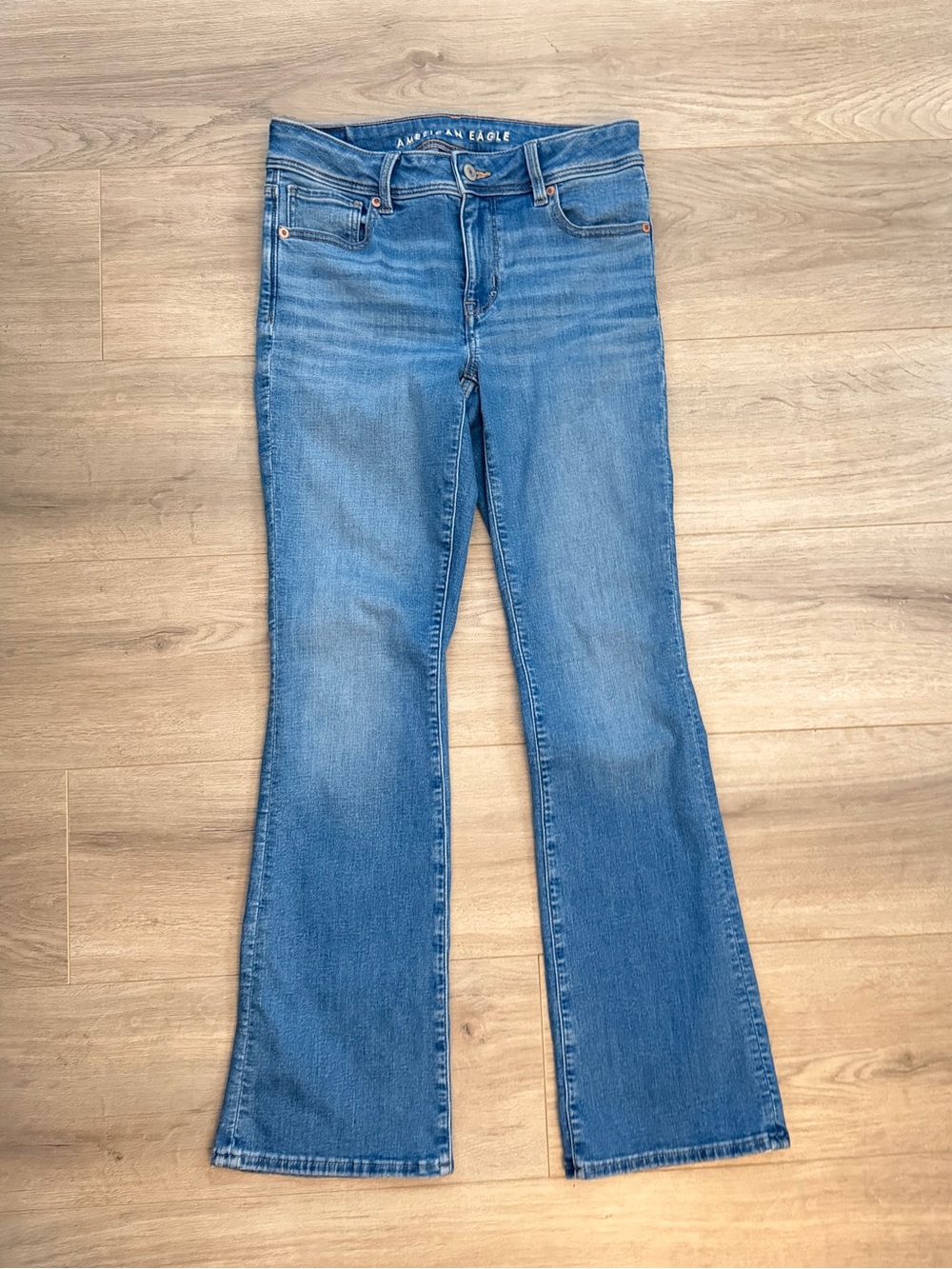 American Eagle Outfitters Low Rise Kick Bootcut Jeans